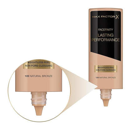 Max Factor Lasting Performance Long Lasting Foundation - # 109 Natural Bronze, 35 ml