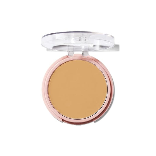 e.l.f. Halo Glow Powder Filter, Ultra-fine Finishing Powder, Smooths The Look of Pores & Fine Lines, Creates A Soft-Focus Glow, Vegan & Cruelty-Free, Medium Neutral