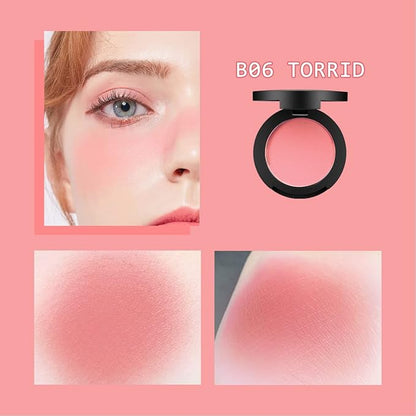 LAMUSELAND 8 Colors Soft Velvet Blush Matt Lasting Blusher (B06 TORRID)