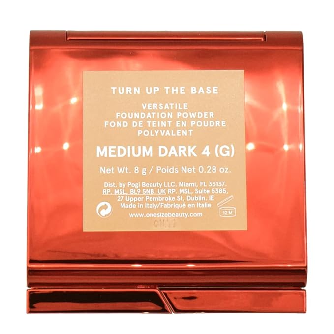 ONE/SIZE by Patrick Starrr Turn Up The Base Versatile Powder Foundation Medium Dark 4 (G)