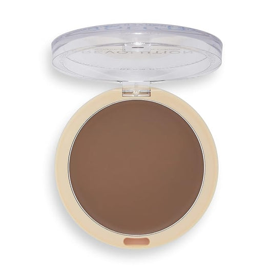 Revolution, Ultra Cream Face Bronzer, Buildable & Blendable Cream Contour, Vegan & Cruelty-Free, Dark, 0.24 oz