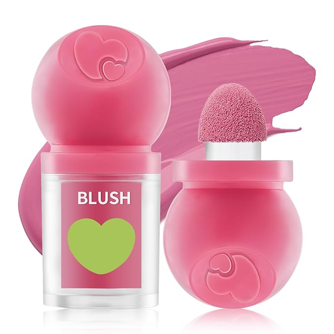 Erinde Liquid Blush for Cheeks, Soft Cream Blush Makeup, Natural-Looking Matte Finish, Lightweight, Long-Wearing, Vegan & Cruelty-Free, 01