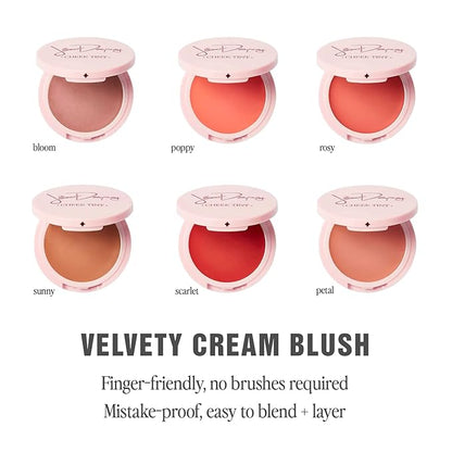 Jillian Dempsey Cheek Tint: Natural Cream Blush, Easy to Blend Makeup with Nourishing, Lasting Color I Poppy