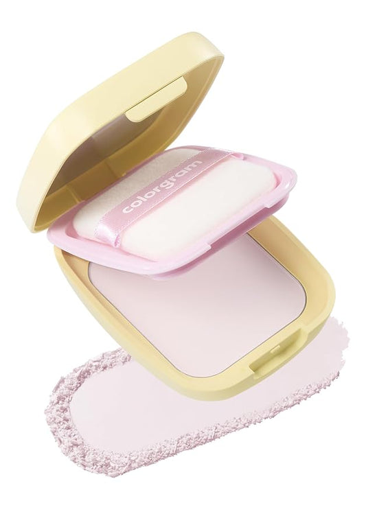 Colorgram Sebum Retouching Blur Pact + Milk Bling Heartlighter 02 Pink Heart Bundle