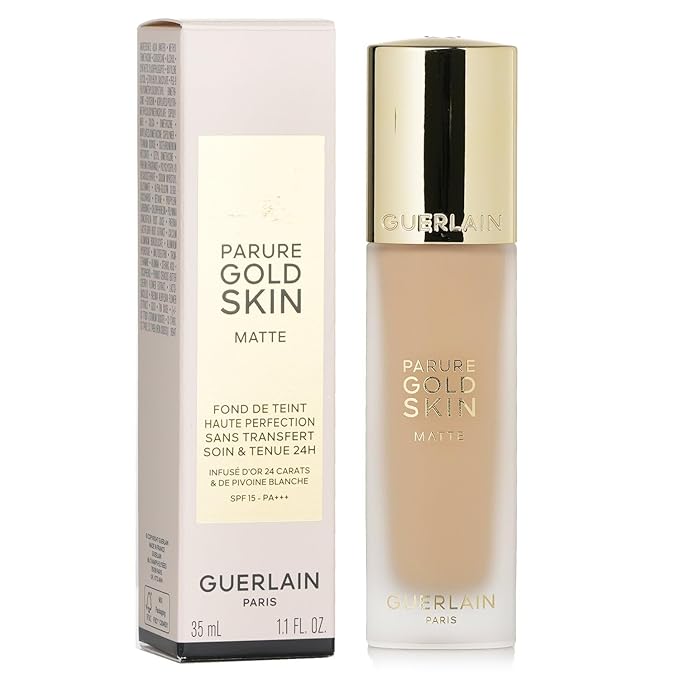 Guerlain Parure Gold Skin Matte 24H Wear No-Transfer Foundation SPF 15-1N Neutral by Guerlain for Women - 1.1 oz Foundation