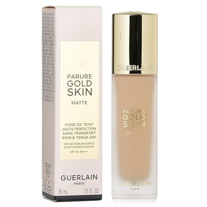 Guerlain Parure Gold Skin Matte 24H Wear No-Transfer Foundation SPF 15-1N Neutral by Guerlain for Women - 1.1 oz Foundation