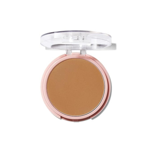 e.l.f. Halo Glow Powder Filter, Ultra-fine Finishing Powder, Smooths The Look of Pores & Fine Lines, Creates A Soft-Focus Glow, Vegan & Cruelty-Free, Tan Neutral Warm