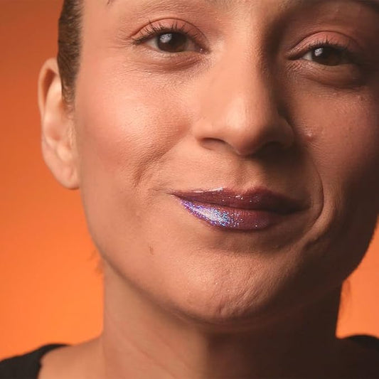 UNICORN SNOT Lip Gloss, Long-Lasting Sparkly Lip Shine, Vegan & Cruelty Free, Non-Sticky Formula, Lip Gloss for Festivals and Rave Makeup, Clear (Cosmos)