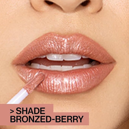 wet n wild MegaSlicks Lip Gloss, Ultra-Glossy, Vitamin-E Enriched, Ultra-Gloss High Shine Moisturizing, Cruelty-Free & Vegan - Attitude Check