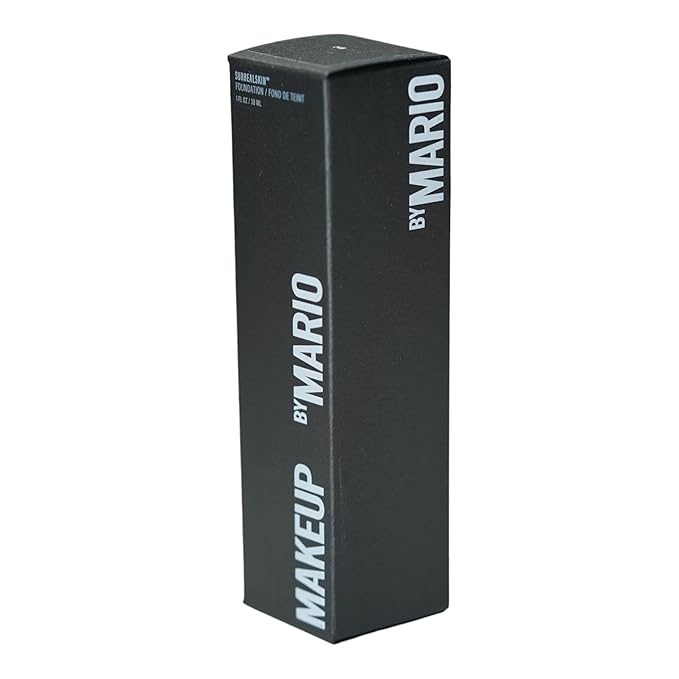 MAKEUP BY MARIO SurrealSkin Liquid Foundation, Liquid Formula, Vegan, Long-wearing coverage, Hydrating, Natural Finish, Size 30 mL (24N - dark with neutral undertone)