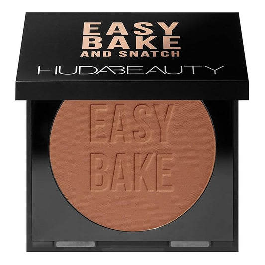HUDA BEAUTY Easy Bake and Snatch Pressed Talc-Free Brightening and Setting Powder Coffee Cake