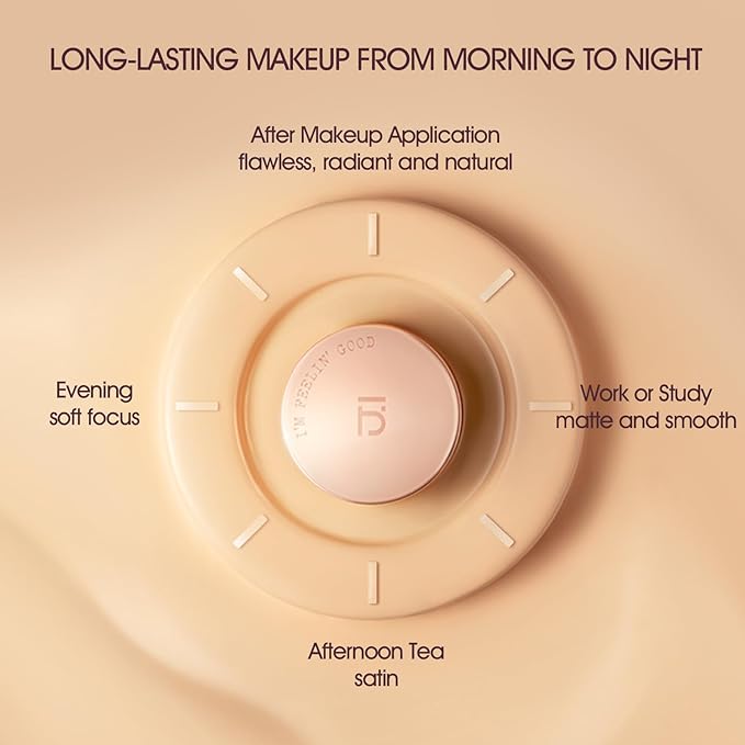 Cellglow Lasting Cream Foundation Makeup, For light fair medium skin with Buildable Medium to Full Coverage, Skincare Makeup Hybrid, Lightweight and Nourishing Formula, Radiant Finish, Vegan