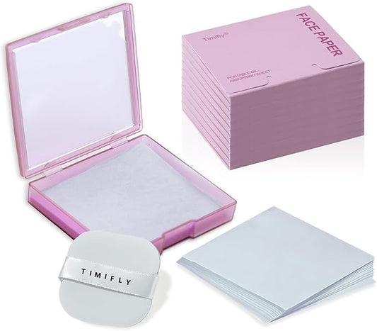 1000 pieces Natural lavender oil-absorbing tissues, special oil-absorbing tissues for oily skin, highly effective in absorbing oil, and easy to carry(Lavender)