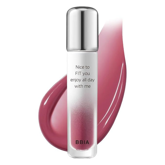 BBIA Water Fit Tint - Extreme Persistence Long-Lasting Watery Glow Fixing Tint Lightweight High Pigment Clear Colors Non-Smudging Glowy Finish Korean Daily Lip Makeup (02 JELLY-VELY, Pack of 1)