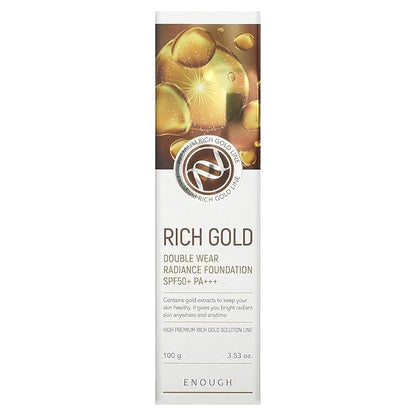 Enough Rich Gold, Double Wear Radiance Foundation SPF 50+ PA+++, #13, 3.53 oz (100 g)