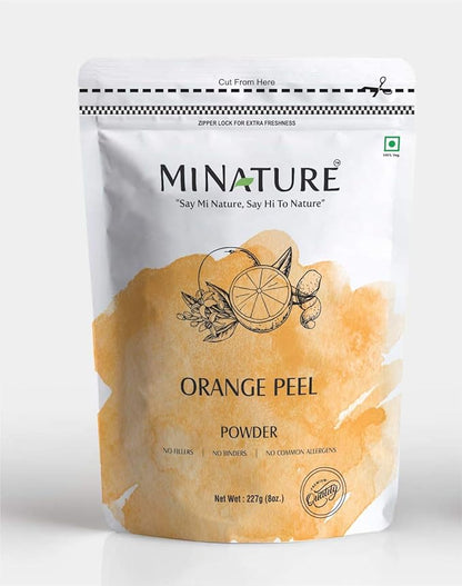 minature Combo of Three- Aloe Vera Powder, Orange Peel Powder and Walnut Shell Powder - Skin Care - 227 g Each