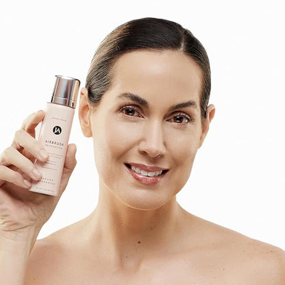 Jerome Alexander MagicMinerals AirBrush Foundation, Spray Makeup with Skincare Active Ingredients, Ultra-Light, Buildable, Full Coverage Formula (Bright Light)
