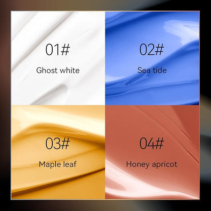 KISSIO Foundaton Mixing Pigment,Yellow Pigment,Foundation Color Corrector,Smooth and Light,Blends Easily With BB Cream,Pink to Yellow,Cruelty Free