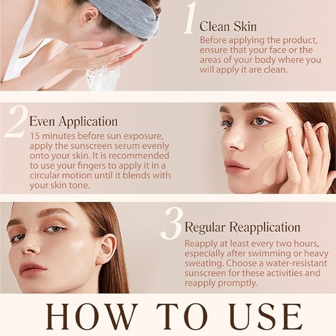 Biological Match 4-in-1 Foundation - Light/Medium Spectrum, Mature Skin Color Changed, Protect from Sun SPF 50+ Concealers Waterproof (Medium, 1 Ounce)