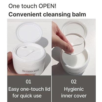 HEIMISH All Clean Balm - Cleansing Balm, Waterproof Makeup Remover, Face Cleanser, Oil Based Cleanser, Korean Skincare with Natural Aroma Oil, Vegan, For All Skin Types, 4.0fl.oz/120ml