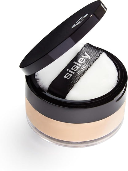 Sisley Paris Phyto-Poudre Libre, 1 Irisee - Beauty-Enhancing, Ultra-Light Loose Translucent Powder - Mattifies Skin & Sets Makeup - All Skin Types - Includes Velvet Powder Puff