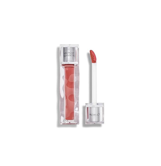 Icy Glow Lip Tint – Vegan Collagen, No-Stain, Hydrating Gloss, (K-Beauty) Makeup, Red & Tinted Shades (06 BETTER, 0.18 Fl oz)