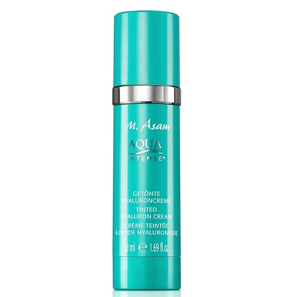 M. Asam AQUA INTENSE Tinted Moisturizer (1.69 fl oz) - Face Moisturizer & Tinted Cream with Hyaluronic Acid, Natural Finish, Skin Care for All Skin Types