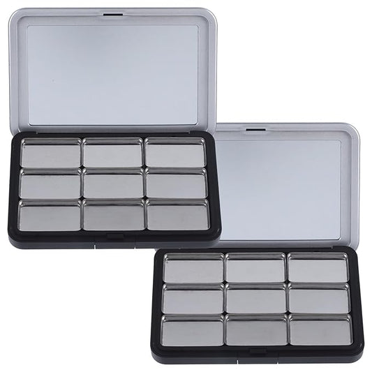 Empty Eyeshadow Palette Refillable Eyeshadow Palette Empty Makeup Palette Storage Box for Lipstick Blush