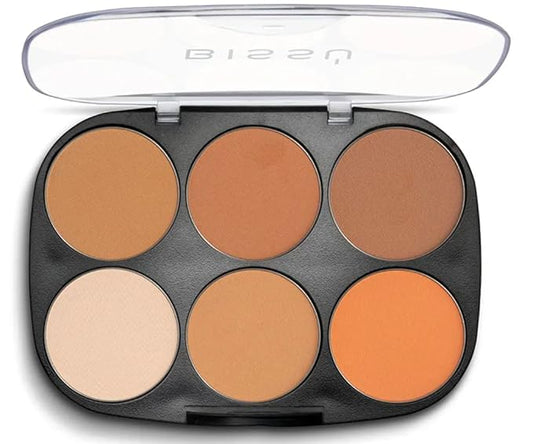 Bissú Contouring Powder Palette (6 colors) (03 Bronzed to Dark)