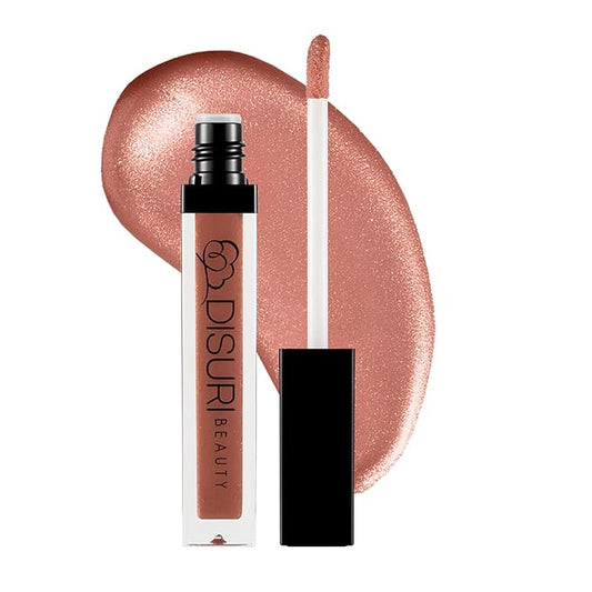 Shimmer Lip Gloss - Non-Sticky Girls Gloss - Long Lasting High Shine - 0.7 FL Oz Gloss for Girls & Women - Cruelty Free - (Sugar Pie: S26)