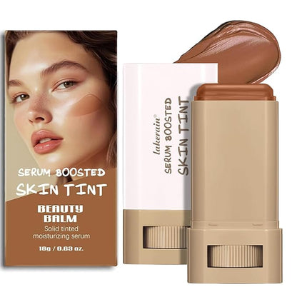 Beauty Balm Serum Boosted Skin Tint,Foundation Stick,Lightweight Solid Tinted Foundation Stick for Flawless, Radiant & Dewy Finish, All-Day Wear (#3)