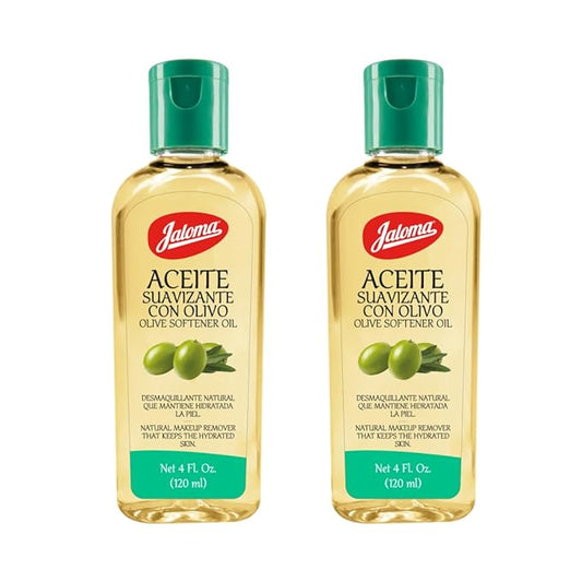 Jaloma Olive Oil, Natural Makeup Remover & Hydrating Skin Care, 2Pack of 4 FL Oz Each, 2 Bottles.