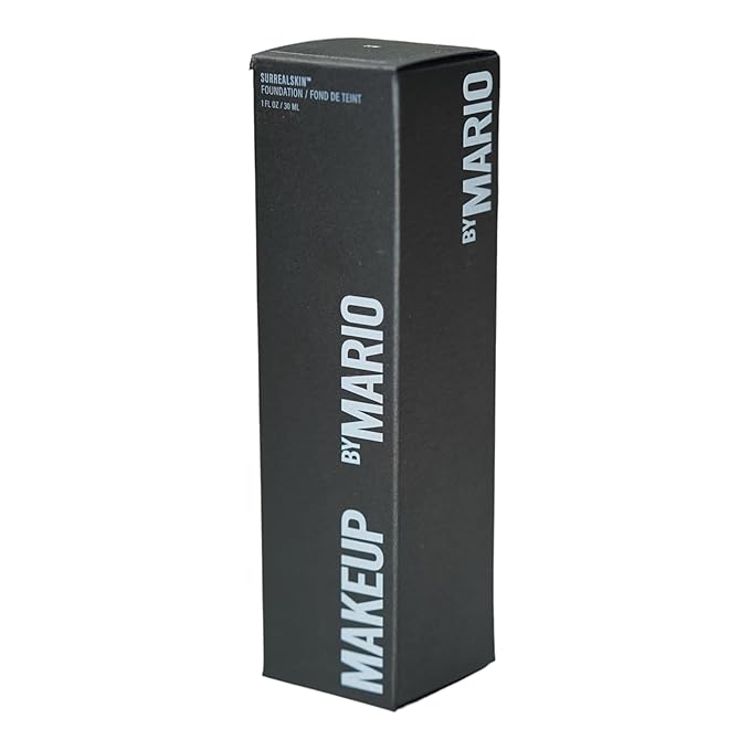 MAKEUP BY MARIO SurrealSkin Liquid Foundation, Liquid Formula, Vegan, Long-wearing coverage, Hydrating, Natural Finish, Size 30 mL (27W - dark deep with warm undertone)