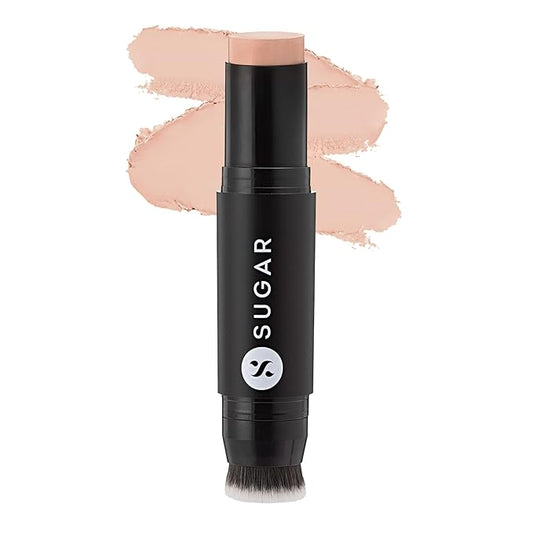 SUGAR Cosmetics Ace Of Face Foundation Stick for Full Coverage Waterproof Matte Finsh Makeup- 15 Cappuccino (Light, Cool Undertone)