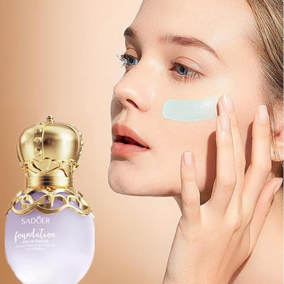 Patrician Temp-Adaptive, Foundation, Longwear High Coverage Lightweight Makeup Natural Finish for All Skin Types, Natural Shade, 30ml