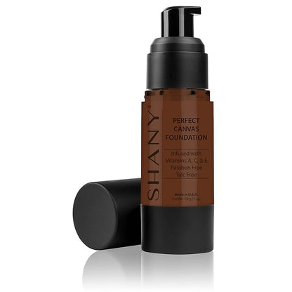 SHANY Perfect Canvas Liquid Foundation - Paraben Free/Talc Free/Oil Free - 30ml - DC3