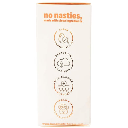 Handmade Heroes 100% Natural Oat Cleansing Balm Eye Makeup Remover with ceramides - Balm to Oil Cleanser Oat Mighty Face Cleansing Balm - Sensitive Skin and All Skin types