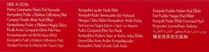 Pupa Like A Doll Nude Skin Compact Powder (001 Porcelain)