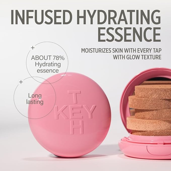 PINK MAGNET CUSHION #04 NEUTRAL BEIGE (15G, 0.52 OZ.) / Magnetic Adherence, Dewy Radiance, 77% moisture essence, Glow Film Complex, Skin Film Polymer