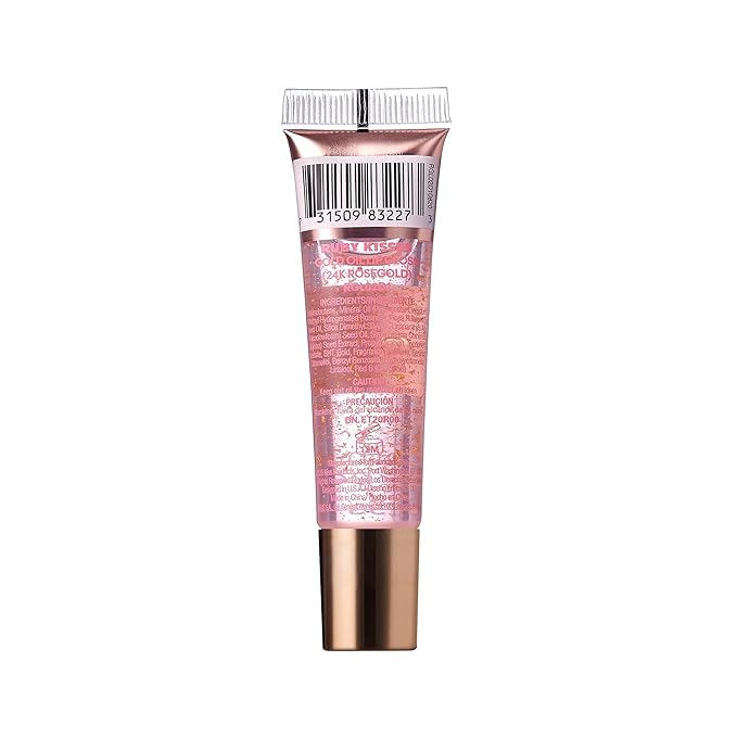 Ruby Kisses 24K Gold Oil Lip Gloss (6 Count, Gold & Rose Gold)