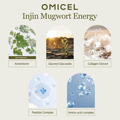 INJIN Mugwort Mineral Cleansing Water (2 Count) - Gentle Makeup Remover | Micellar Water with Tea Tree Leaf Water | Glucose-Infused Formula for Effective Cleansing