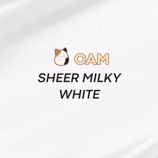 TONYMOLY x Squishmallow Cam the Cat Keychain Lip Gloss, Frosted Milk Gloss, Sheer Pigmented Glossy Lip Stain, Hydrating, Non-Sticky, High Shine Glossy, 11ml