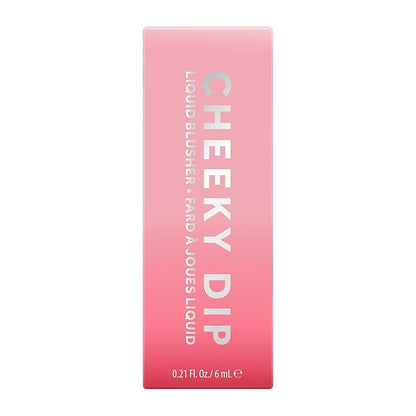 W7 Cheeky Dip Liquid Blusher - Pigmented Colour For Cheek Makeup - Satin Matte Finish - Thrill-Seeker (Pink)