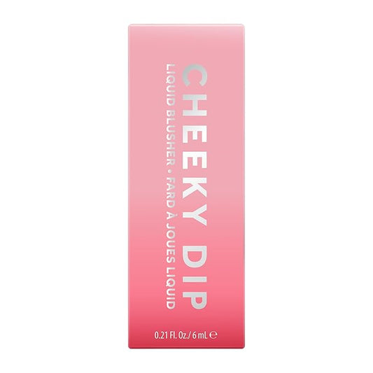 W7 Cheeky Dip Liquid Blusher - Pigmented Colour For Cheek Makeup - Satin Matte Finish - Thrill-Seeker (Pink)