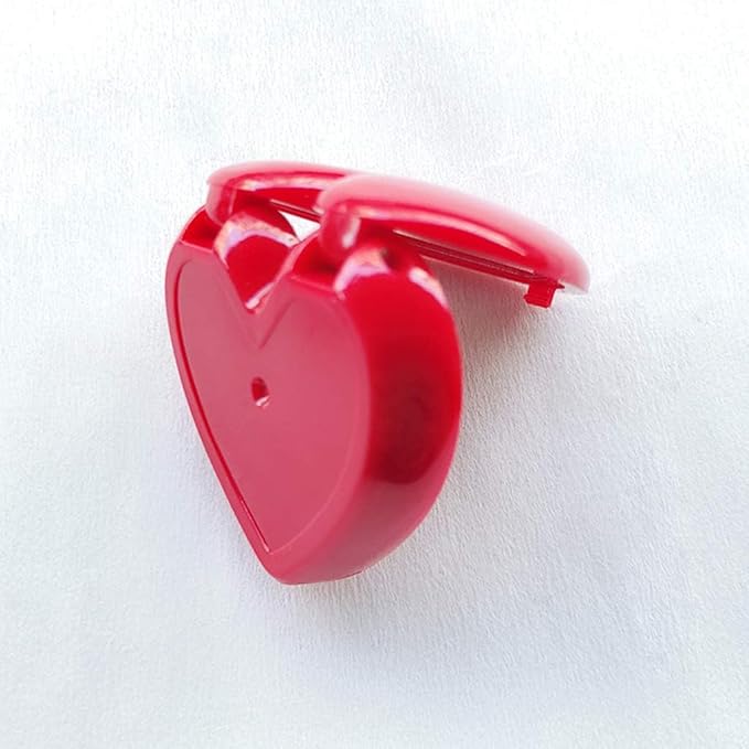 1Pc Pink Heart-Shaped Eyeshadow Makeup Box With Lip Stick Powder Containers Cases Dispenser - Travel Size