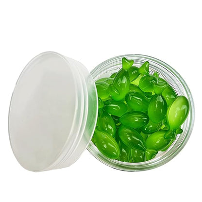 BLUE LOVE 3Pcs Disposable Granules Plant Cleansing Oil for Face, Makeup Remover and Skin Care Makeup Removal