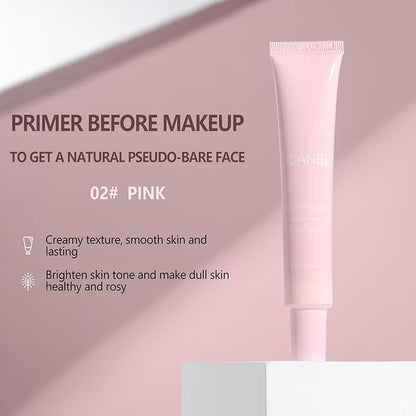 UCANBE Tone Adjusting Primer: Smooth Lightweight Face Primer - Facial Makeup Long-lasting Prime - Vegan & Cruelty-free Prime Makes Dull Skin Healthy and Rosy（Pink，1.06 Oz)