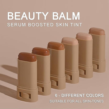 Beauty Balm Serum Boosted Skin Tint, Skin Tint Stick, Perfect for Women & Girls | Foundation Stick Offering Full Coverage, Lightweight, Smooth, Foundation Natural Finish Makeup #03
