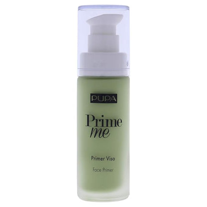 PUPA Milano Prime Me Corrective Anti-Redness Face Primer - Evens Out The Skin Tone And Gives It A Neutral Undertone - For Makeup That Lasts Longer - Oil And Alcohol Free - 003 Green - 1.01 Oz
