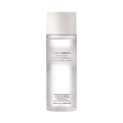 KISS Lash Purify Eye Makeup Remover & False Eyelash Cleanser/Conditioner, Gentle 3-in-1 Formula Removes Lash Glue & Waterproof Makeup, Net Wt. 50 ml (1.69 US fl. oz.) (Pack of 2)